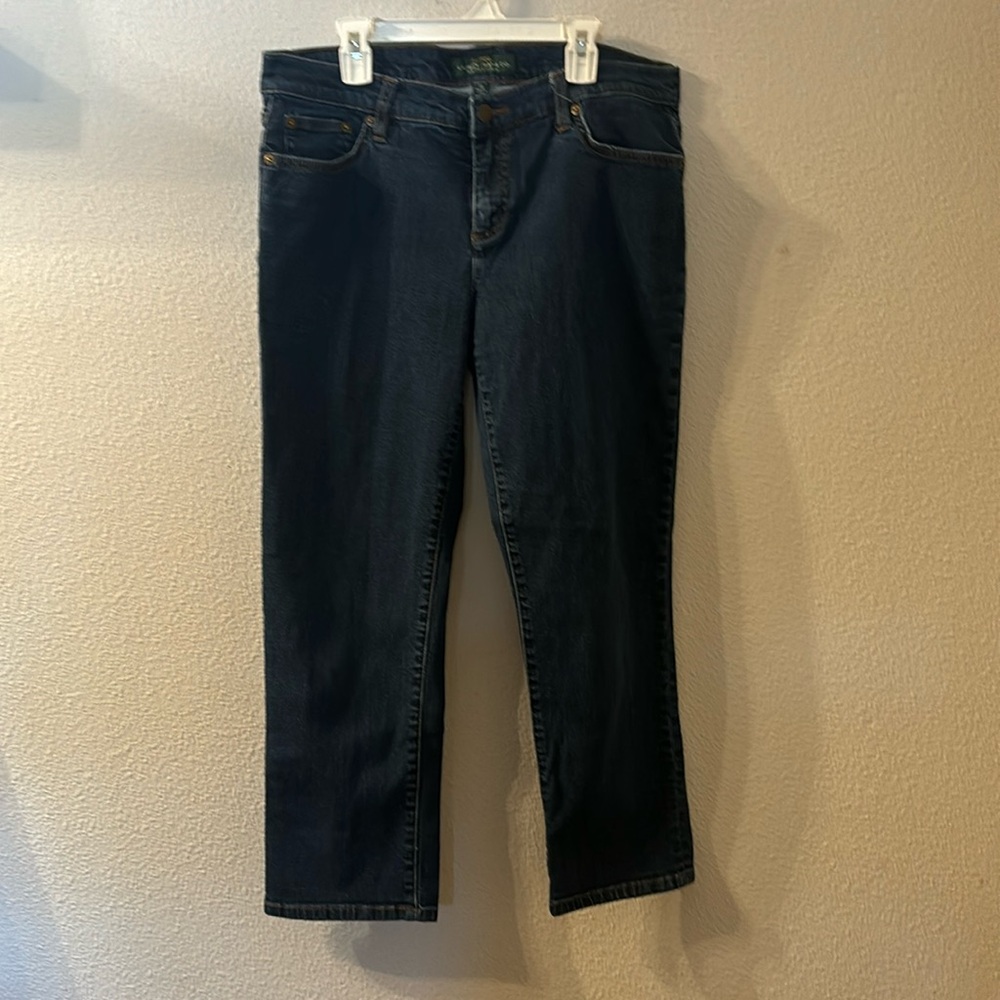 Lauren Jeans Co cropped jeans size 10 - Picture 1 of 7